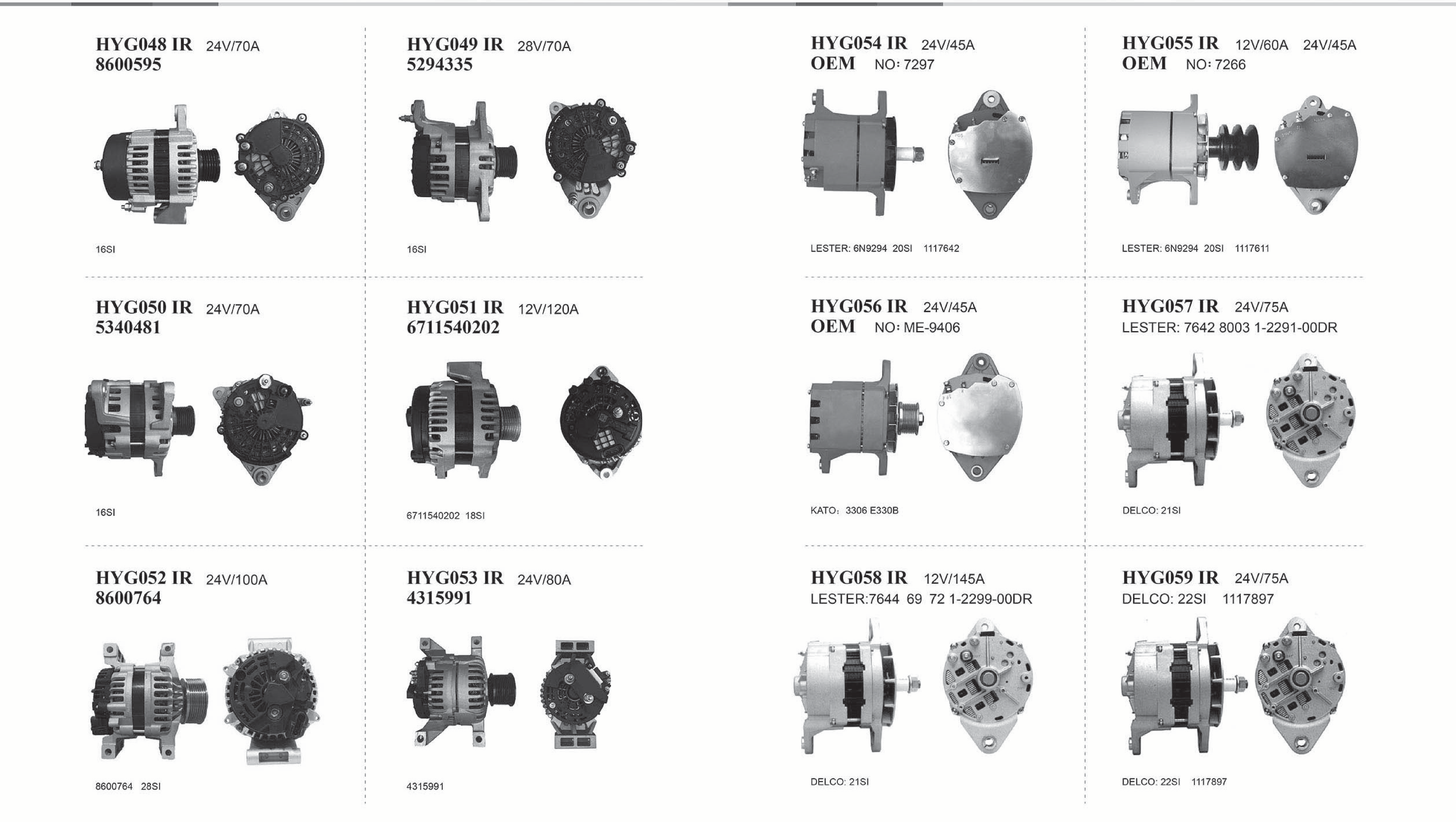 Heavy Duty Alternators page 4