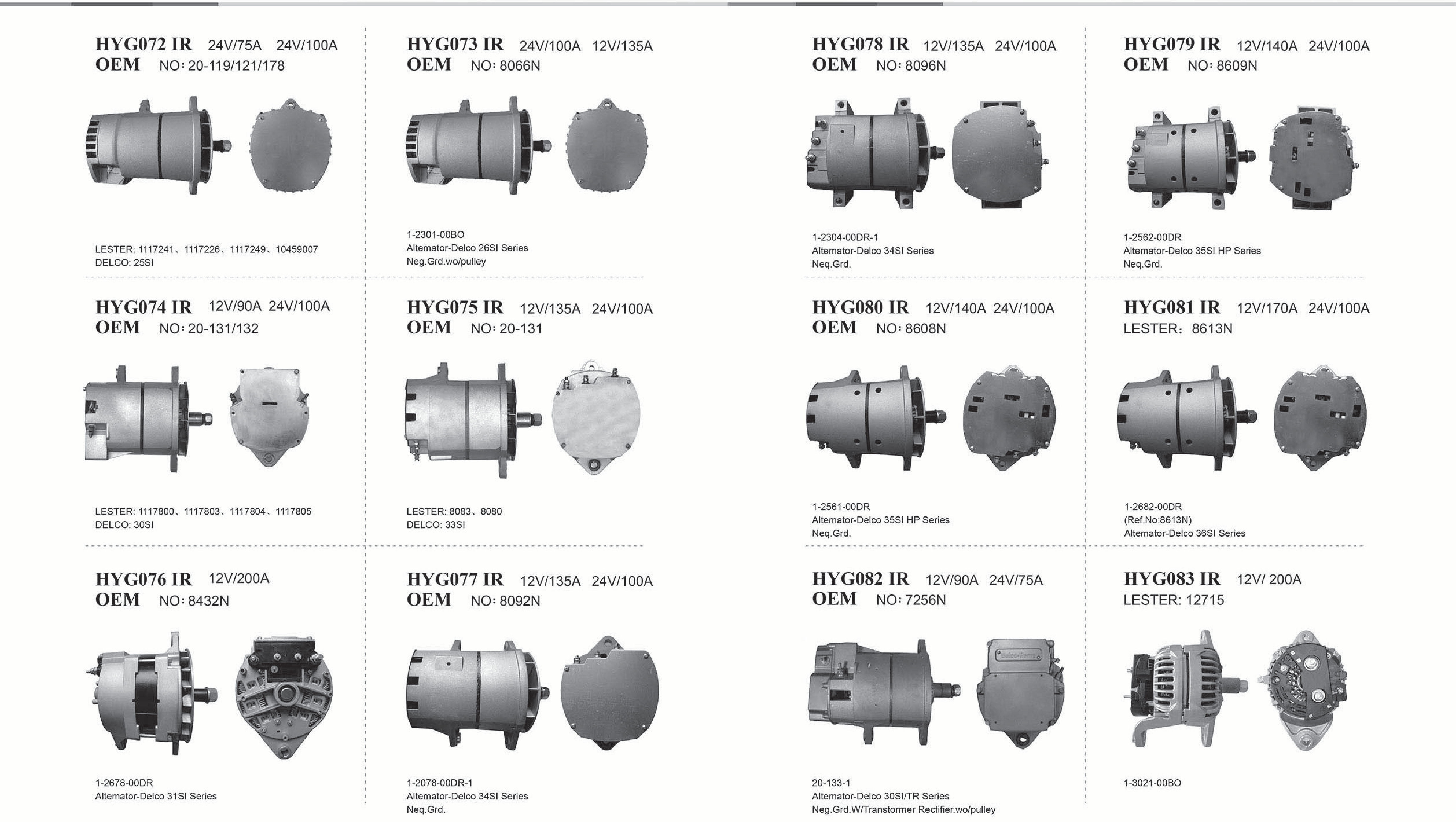 Heavy Duty Alternators page 6