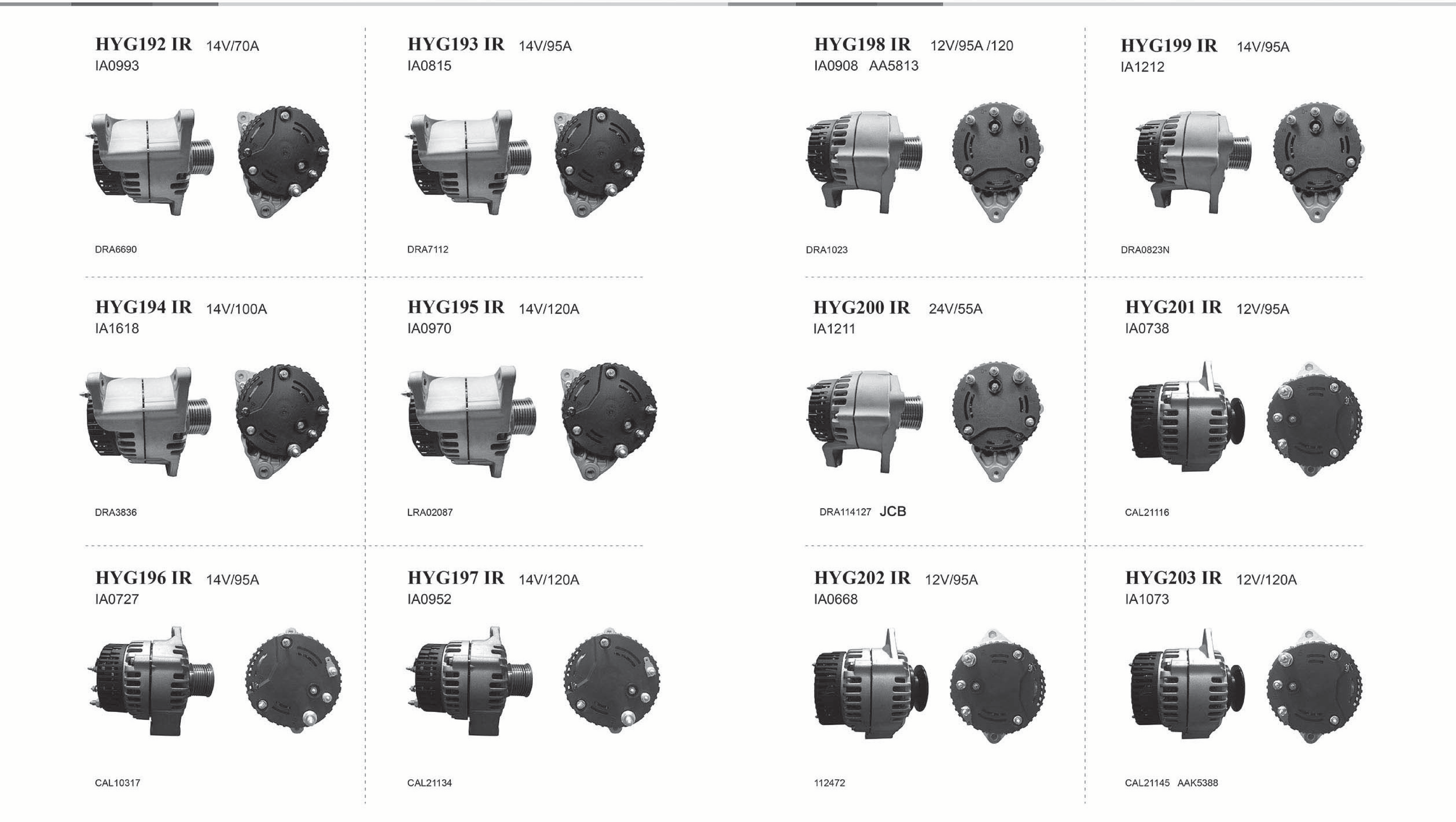 Heavy Duty Alternators page 16