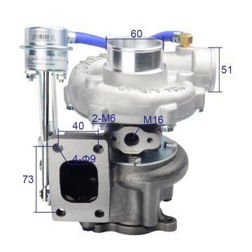 Turbocharger 1118010-2-4BKZ view 1