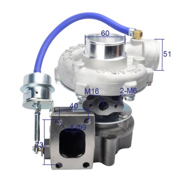 Turbocharger 1118010-4DX view 1