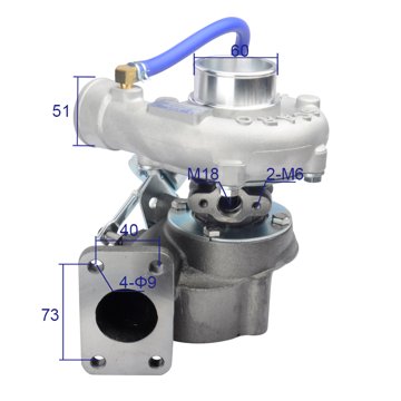 Turbocharger 1118010A-4DF2 view 1