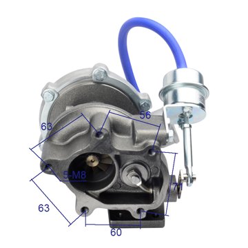 Turbocharger YZ4102BZ view 4