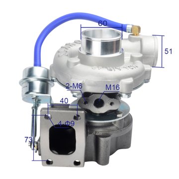 Turbocharger LX28-1 view 1