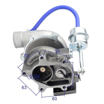Turbocharger LX28-1 view 4