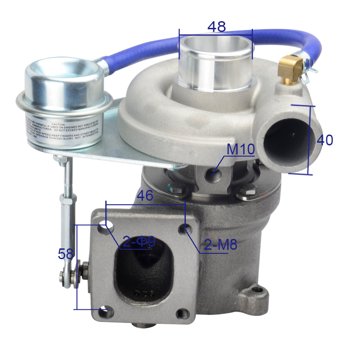 Turbocharger D20TCI-15001-1 view 1