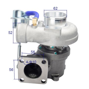 Turbocharger D25TCID-12004 view 1