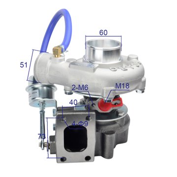 Turbocharger 1D30-1118020 view 1