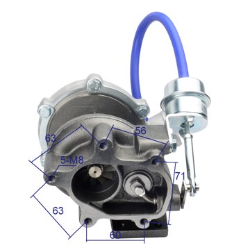 Turbocharger 1D30-1118020 view 4