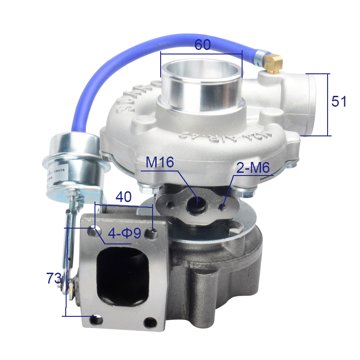 Turbocharger 1118010-C016 view 1