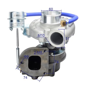 Turbocharger 1118010-C123 view 1