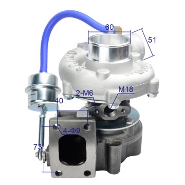 Turbocharger 1530A-1118020 view 1