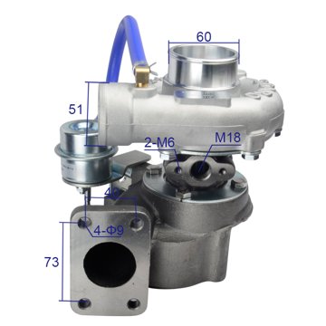 Turbocharger E0800-1118020 view 1