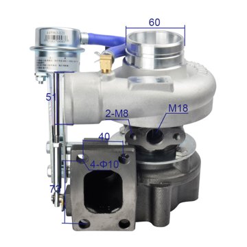 Turbocharger F5000-1118100A-383 view 1