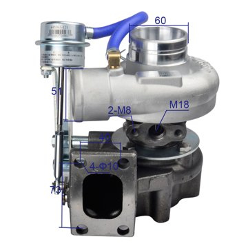 Turbocharger F30SA-1118100-502 view 1