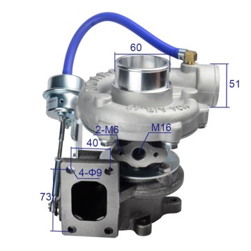 Turbocharger 1AQ600-1118100-DB02 view 1