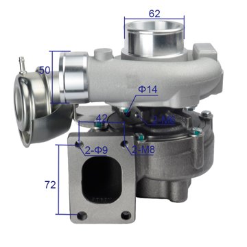 Turbocharger 55X8002-02-1 view 1
