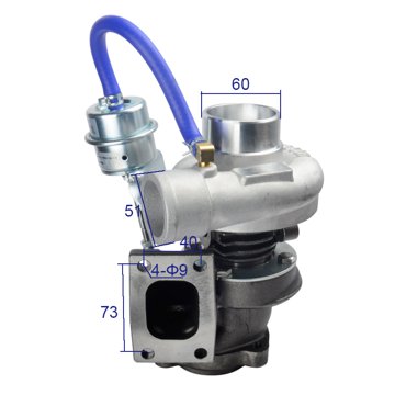 Turbocharger 727530-5002 view 1