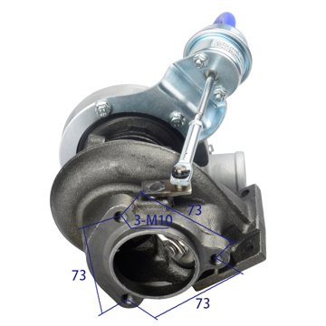 Turbocharger 727530-5003 view 4