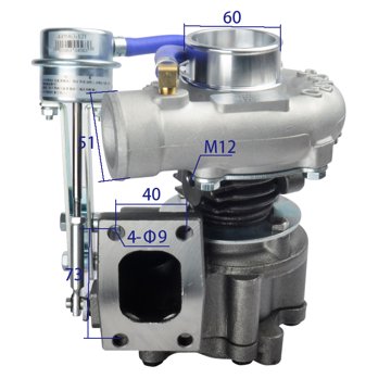 Turbocharger 758714-5001 view 1