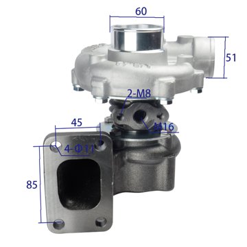 Turbocharger 65100-4105 view 1
