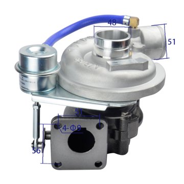 Turbocharger 720380-5001 view 1
