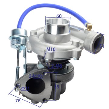 Turbocharger 1118100-E09 view 1
