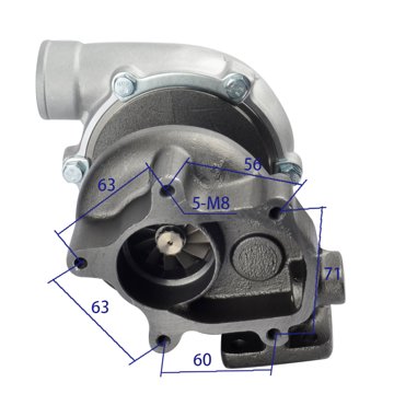Turbocharger A498BZT-19001 view 4