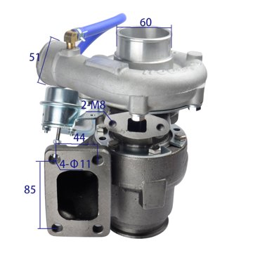 Turbocharger 715267-5002 view 1
