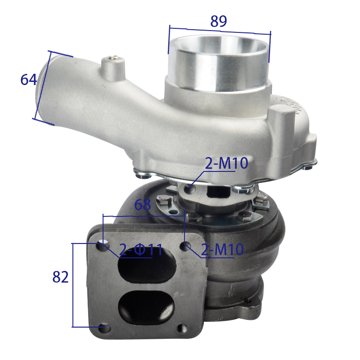 Turbocharger RHE6Q30-553Z-5 view 1