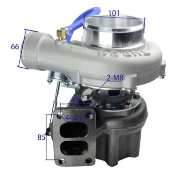 Turbocharger 6105-E80 view 1