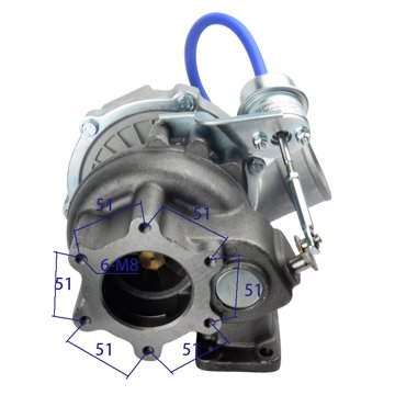 Turbocharger 6105-E80 view 5