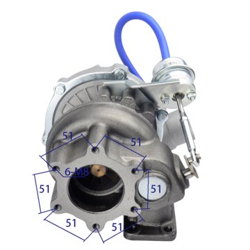 Turbocharger 475D-1118010 view 4