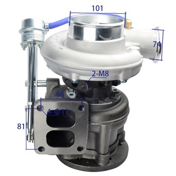 Turbocharger 612600118895， view 1
