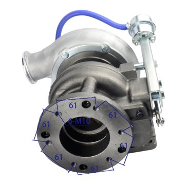 Turbocharger 612600118895， view 4